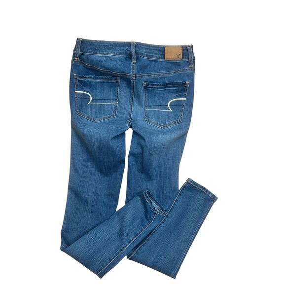 American Eagle Super Stretch Jeggings Size 6 Long - Picture 2 of 4